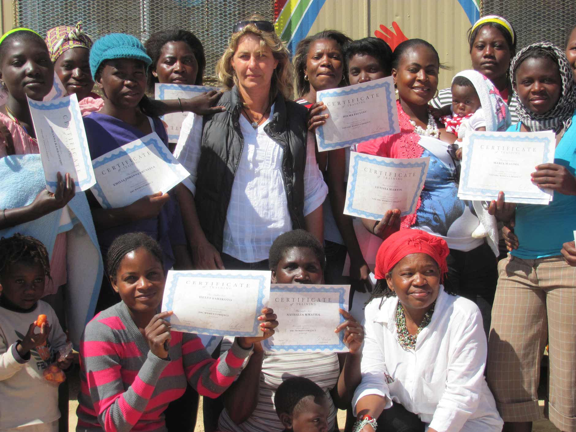 Women got their certificate