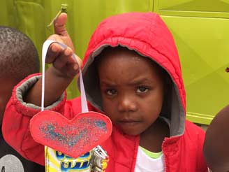 Valentinstag im DRC Grow Together Kindergarten